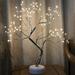 Light Tree Table Top LED Shimmery Tree Light Battery & USB Powered Touch Switch Pre Lit Twig Branch Lights for Holiday Home Decorative Night Light for Living Room