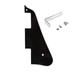 Pickguard for Chinese Made Epiphone Les Paul Standard Modern Style with Bracket Black 3 Ply Chrome