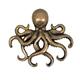 Octopus Key Holder Bronze Retro Look Key Hook Sea Theme Hook Key Hanger Ocean Decorations for Wall New