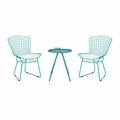 Izhan Outdoor Metal 2 Seater Chat Set with Cushions
