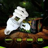 13W Reptile UVB Energy Saving Lamp Calcium Succulent Plant Ultraviolet Sun Light 10.0 for Tortoise Lizard Lion