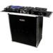 Odyssey FZF5437TBL New DJ Fold-Out Table Stand Combo Flight Zone Black Label