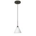 Besa Lighting - Kani-One Light Cord Pendant with Flat Canopy-5.75 Inches Wide by