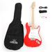 Glarry ST Maple Fingerboard Electric Guitar with Case and Accessories Pack