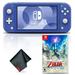 Nintendo Switch Lite Blue Console Bundle with Legend of Zelda Skyward Sword HD