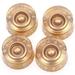 Imperial Inch Size Control Speed Knobs for USA Made Les Paul Style Electric Guitar Set of 4 Gold