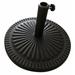 22 dia. 12 kg Four Seasons Courtyard Black Composite Umbrella Base