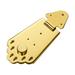 Suzicca 6 String Guitar Metal Tailpiece with Screws for Jazz Electric Guitar Musical Instrument Parts Golden