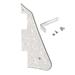 LP Guitar Pickguard with Bracket for Les Paul Electric Guitar Pearl Aged White with Chrome