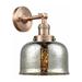 Innovations Lighting 203 Large Bell Large Bell 1 Light 12 Tall Bathroom Sconce - Copper