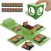 Ybeauty Game Card Organizer Reble Foldable PC 16 Slots Creative Cube Design Travel Card Container for Switch
