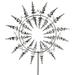 SAYFUT 3D Unique and Magical Metal Windmill Spin Easily Wind Spinners Outdoor Wind Kinetic Sculpture Lawn Wind Spinners for Yard/ Garden/ Decor