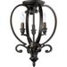 Tanners Courtyard 3 Light Dual Mount Pendant in Bailey Street Home Home Collection Style 12.5 inches Wide By 16.5 inches High-Oiled Bronze Finish