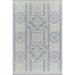 Momeni Hampton Geometric Blue Indoor Outdoor Rug 2 X 3