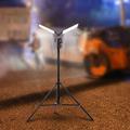 2000 Lumen LED Work Light 55W Dual Head Adjustable Tripod Stand Rotating Lamps Camping Lantern Light Tripod Portable Outdoor LED Work Light Camping Lamp Device Portable Outdoor Tent Camping Light