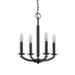 Woodbridge Lighting Lola 4-light Contemporary Steel Metal Chandelier in Bronze