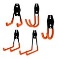 Ludlz Garage Hooks Heavy Duty Tool Hangers Wall Garage Storage Utility Double Hooks for Utility Organizations Wall Mount Holders for Garden Lawn Tools Ladders Bike