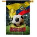 Ornament Collection 28 x 40 in. World Cup Ecuador Sports Soccer Double-Sided Vertical Decoration Banner House & Garden Flag - Yard Gift