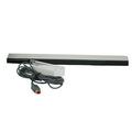 Importer520 Wired Sensor Bar for Nintendo Wii / Wii U - 9.4 inches (Silver / Black) - Comes with Stand