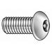 Tamper-Pruf Screw Mach Screw Button 8-32 x 1 L PK50 21180