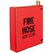 Fire Hose Pin Rack Cover 21 L x 24 H x 5 W Red (5 Pack)