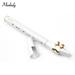 Muslady White Mini Pocket Saxophone Portable Little Sax with Black Carrying Bag Woodwind Instrument