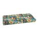 Humble and Haute Humble + Haute Indoor/ Outdoor Blue Multi Floral Bench Cushion 37 to 48 45 in w x 17 in d