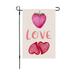 Fuwaxung Valentines Day Garden Flag Double Sided Valentine s Day Flag Love Combination Valentine Garden Flag 12 x 18 Inch Valentine House Flags for Valentine s Day Decoration B