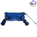 Impact Canopy Folding Utility Wagon Collapsible All Terrain Beach Wagon Royal Blue
