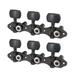 1 Pair 1:18 Black Classical Guitar Tuners Machine Heads Tuning Key Pegs for Classical Guitar or Flamenco Guitar