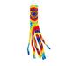 VerPetridure Tie-dye hair flag (ZR021-DM-FT1003)Hair Dryer Flag Windsock Outdoor Garden Decoration Flag Flag