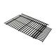 Grill Mark Black Porcelain Enameled Cast Iron Extendable Grill Grate 14.3 L x 22 W in.