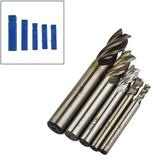 5x/set CNC End Mill Cutter Milling Machine HSS Straight Shank Drill Bit 4-Flutes