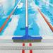 loopsun Pool Brush 10 Inch Floor & Wall Pool Brush Durable Stainless Steel Bristles For Cleaning Of Swimming Pool Wall & Tile & Floor