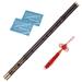 Professional Black Bamboo Dizi Flute Traditional Handmade Chinese Musical Woodwind Instrument Key of D Study Level