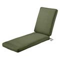 Montlake FadeSafe Patio Chaise Lounge Cushion - Heather Fern Green
