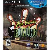 High Velocity Bowling PS3 Playstation 3 Video Game - Playstation Move Compatible