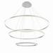 3 Tier Chandelier 3 Light-Silver Finish Bailey Street Home 79-Bel-2656948