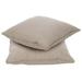 Humble and Haute Clara 18-inch Indoor/ Outdoor Sunbrella Throw Pillows (Set of 2) Textured Sand