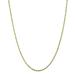 10K Yellow Gold 1.8mm Diamond Cut Extra-Lite Rope Chain 30 Inch