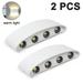 2pcs Modern Outdoor Waterproof Wall Lamp 8 LEDs Hallway Porch Wall Sconce Up Down Wall Light Indoor Wall Mount Light Fixture for Hotels Yards Doorways Garden Pathway