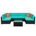 Outdoor Sofa of 7 Pieces NEW Patio Wicker Sectional Sofa Couch set