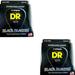 DR Guitar Strings 7-String Electric 2-Pack K3 Black Beauties Coated 11-60