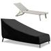 Rosnek Waterproof Patio Lounge Chair Cover Durable UV Resistant Outdoor Heavy Duty Chaise Lounge Cover Furniture Cover