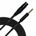 1 ft castline gold xlr female to 1/4 ts patch cable mogami neglex 2549