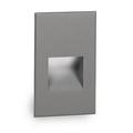 Wac Lighting Wl-Led200f-Am Ledme 5 Tall Led Step And Wall Light - Grey