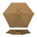 YardGrow 8.2ft 6 Ribs Patio Umbrella Replacement Canopy Market Umbrella Top Fit Outdoor Umbrella Canopy (Canopy Only)
