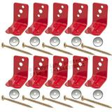 (Lot of 20) Fire Extinguisher Bracket Wall Hook Mount Hanger Universal for 10 to 15 Lb. Extinguisher - FREE SCREWS & WASHERS INCLUDED