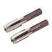 Metric Hand Tap M12 x 1.5 4 Straight Flute H2 Alloy Tool Steel 1 Pair