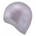 1 Pack Updated Silicone Swim Cap for Long Hair Women Girl Waterproof Bathing Pool Swimming Cap Cover Ears to Keep Your Hair Dry 3D Soft Stretchable Durable and Anti-Slip Easy to Put On and Off